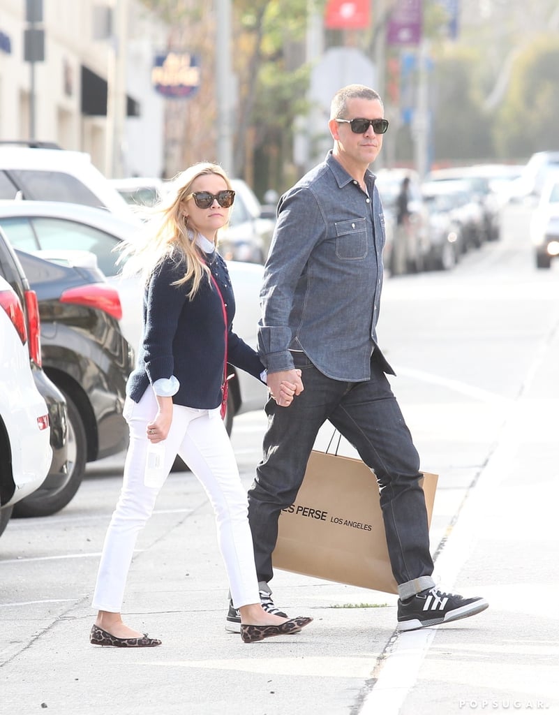 Reese Witherspoon Jim Toth Hold Hands in LA January 2016