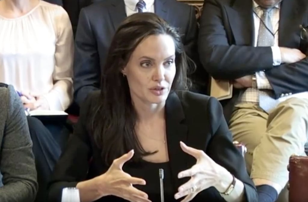 Angelina Jolie at the House of Lords September 2015