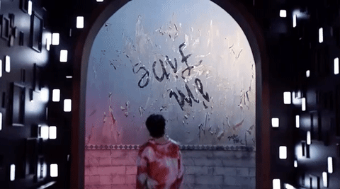 You Knew That "Save Me" Also Means "I'm Fine" When It Showed Up in the "Fake Love" Music Video