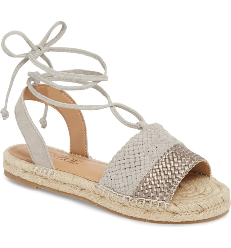 NIC+ZOE Eliza Ankle Wrap Espadrille Sandal
