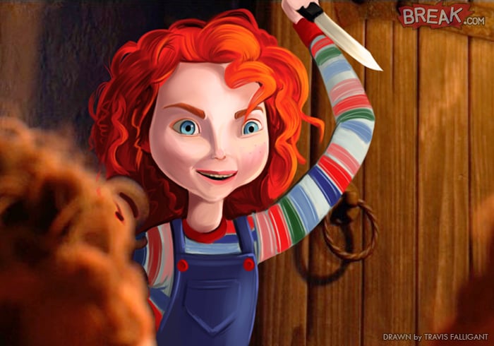 Merida as Chucky