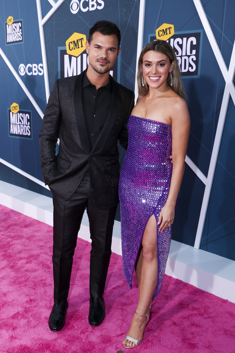 April 2022: Taylor Lautner and Taylor Dome Make Their Red Carpet Debut
