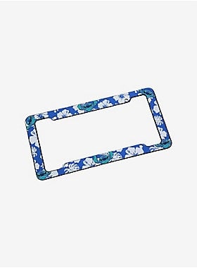 Disney Lilo and Stitch Floral Licence Plate Frame