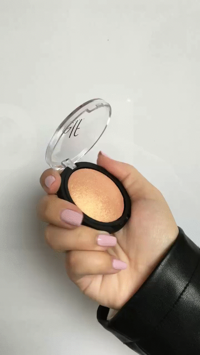 E.L.F Cosmetics Baked Highlighter in Apricot Glow
