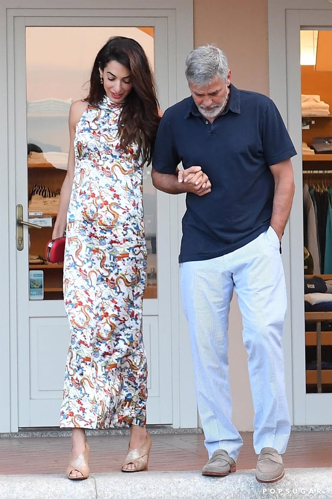 George and Amal Clooney Holding Hands in Italy June 2018