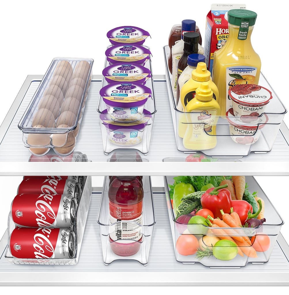 Sorbus Fridge Bins and Freezer Bins Refrigerator Organizer
