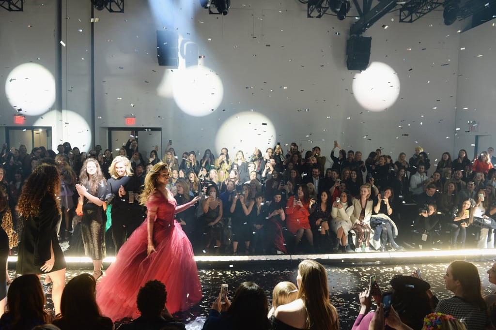 Laverne Cox's Zac Posen Dress on 11 Honouré Runway Feb. 2019