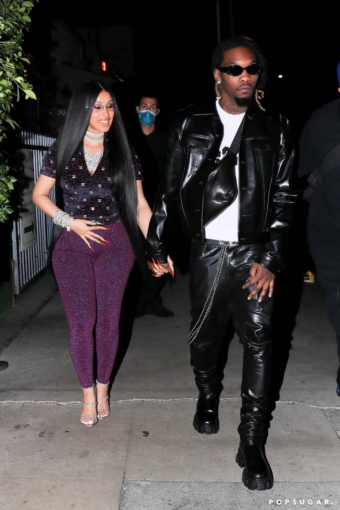 Cardi B Wore Balenciaga Sneakers as a Corset to Offset's Birthday