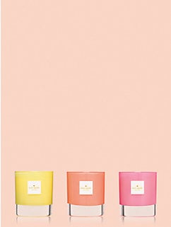 Live Colorfully Candle Trio