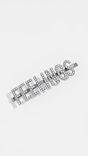 Kitsch x Justine Marjan Feelings Rhinestone Bobby Pin