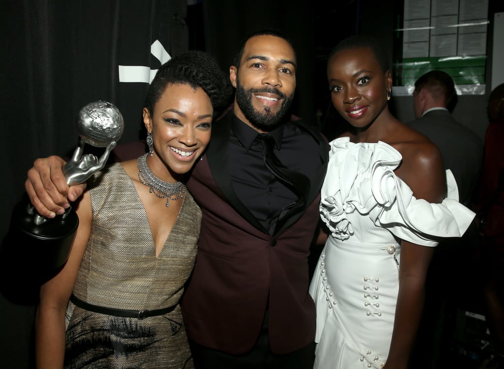 Pictured: Sonequa Martin-Green, Omari Hardwick, and Danai Gurira