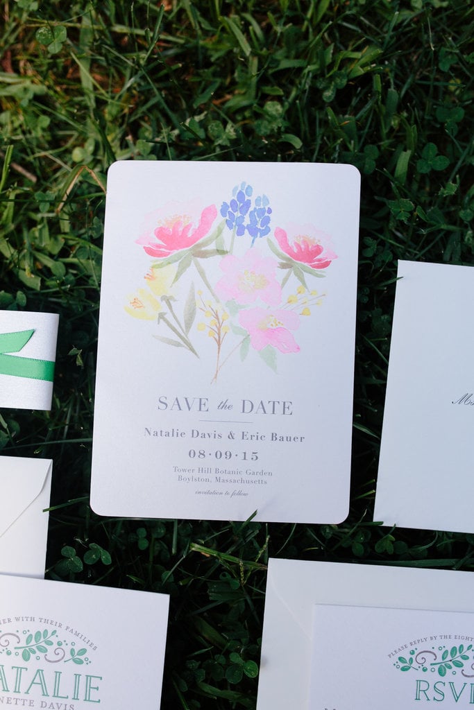 Floral Save the Dates