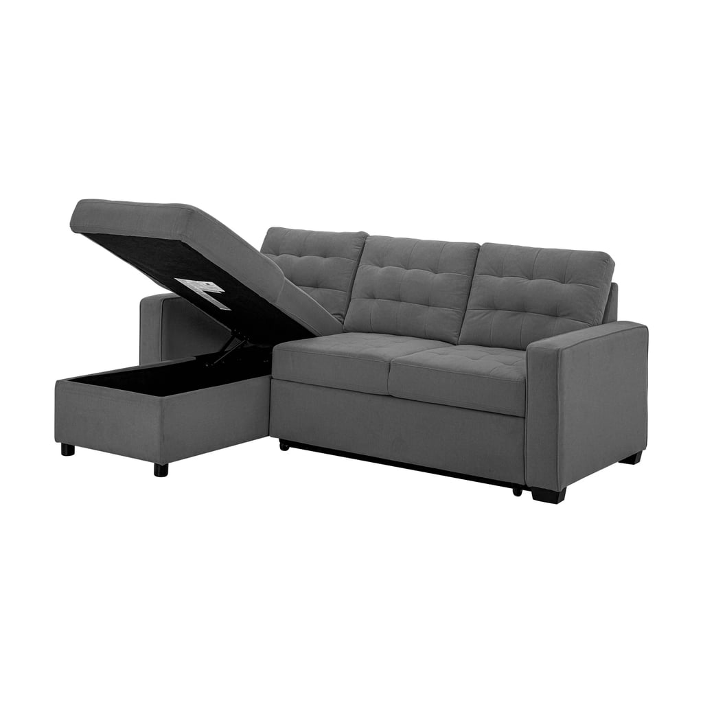 Lifestyle Solutions Queen Serta Brady Convertible Sofa with Storage
