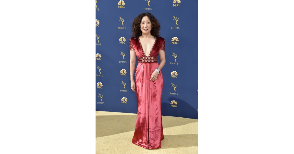 Sandra Oh at the 2018 Emmys | POPSUGAR Celebrity Photo 4