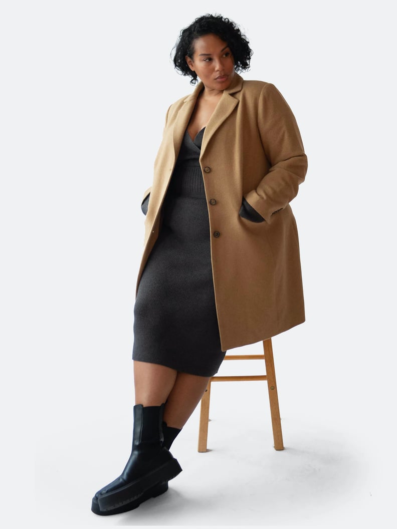 Camel wool on sale overcoat women's