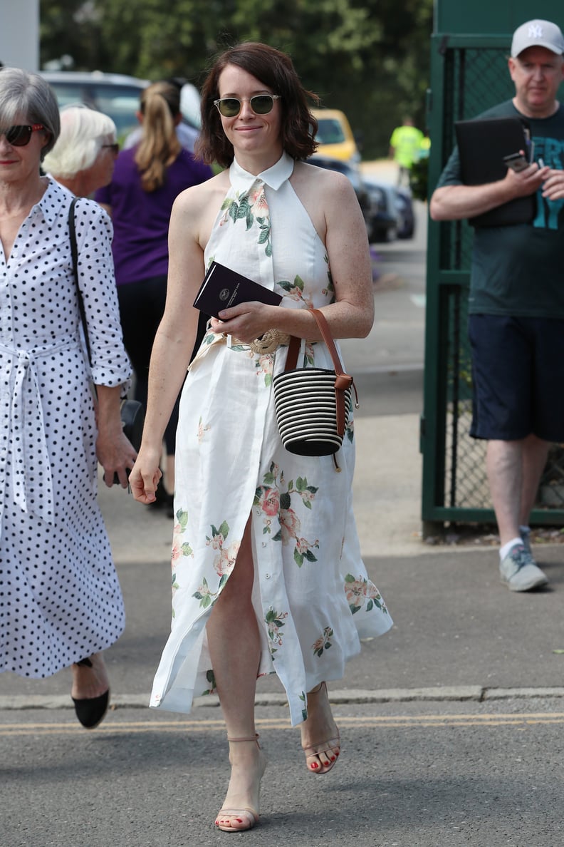 Claire Foy at Wimbledon