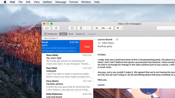 New Mail Features