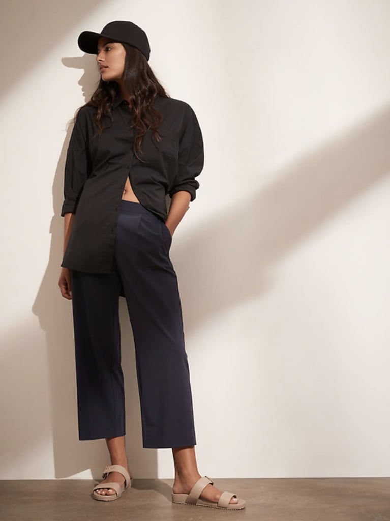 wide leg crop pants banana republic