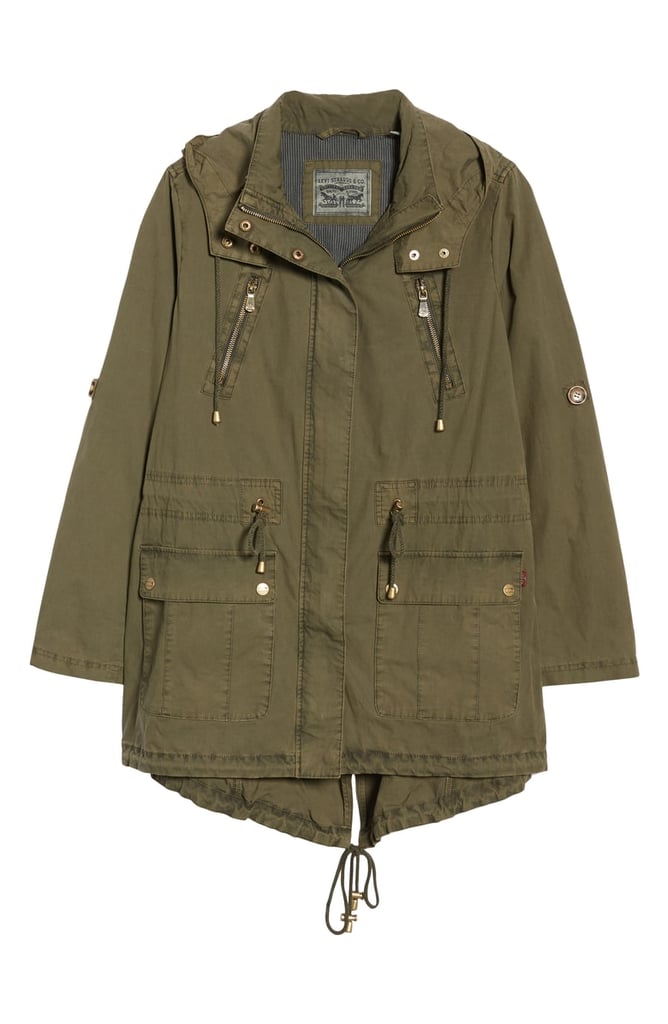 Levi's Parachute Hooded Cotton Utility Jacket