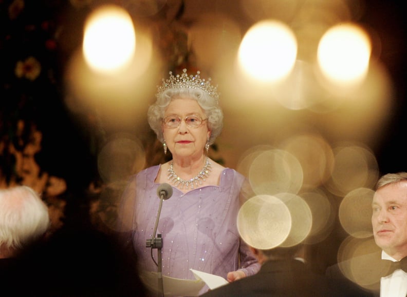 Queen Elizabeth II on a state visit to Germany in 2004.