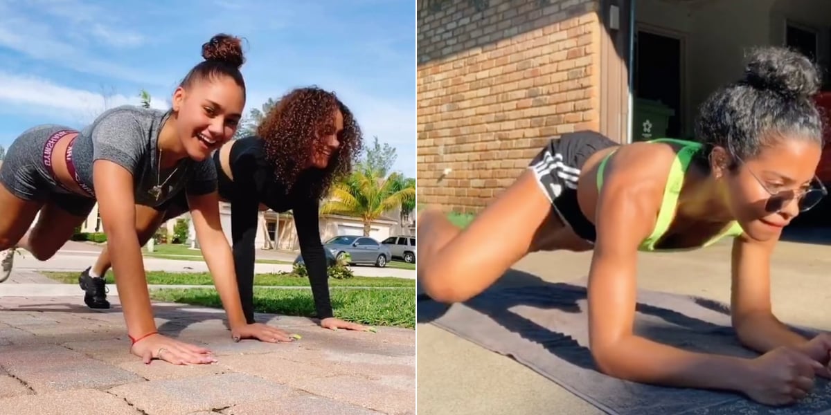 Plank shuffle exercise cheap