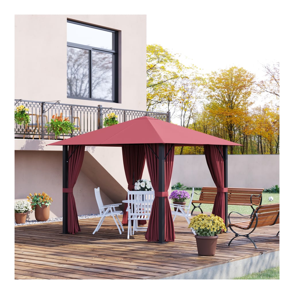 Outsunny 10' x 10' Patio Gazebo Best Outdoor Gazebos and Domes From
