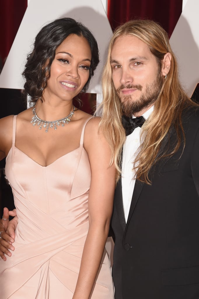 Zoe Saldana at the Oscars 2015 Pictures