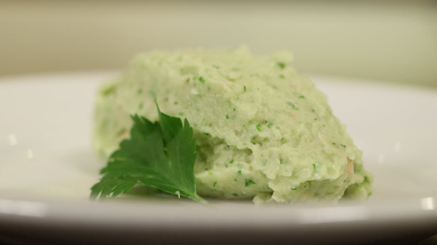 Mashed Potatoes: Cilantro Cauliflower Smash