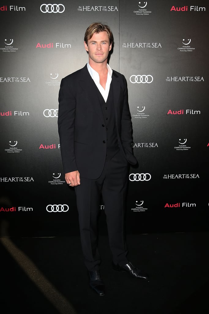 Chris Hemsworth Heart of the Sea Sydney Screening Pictures