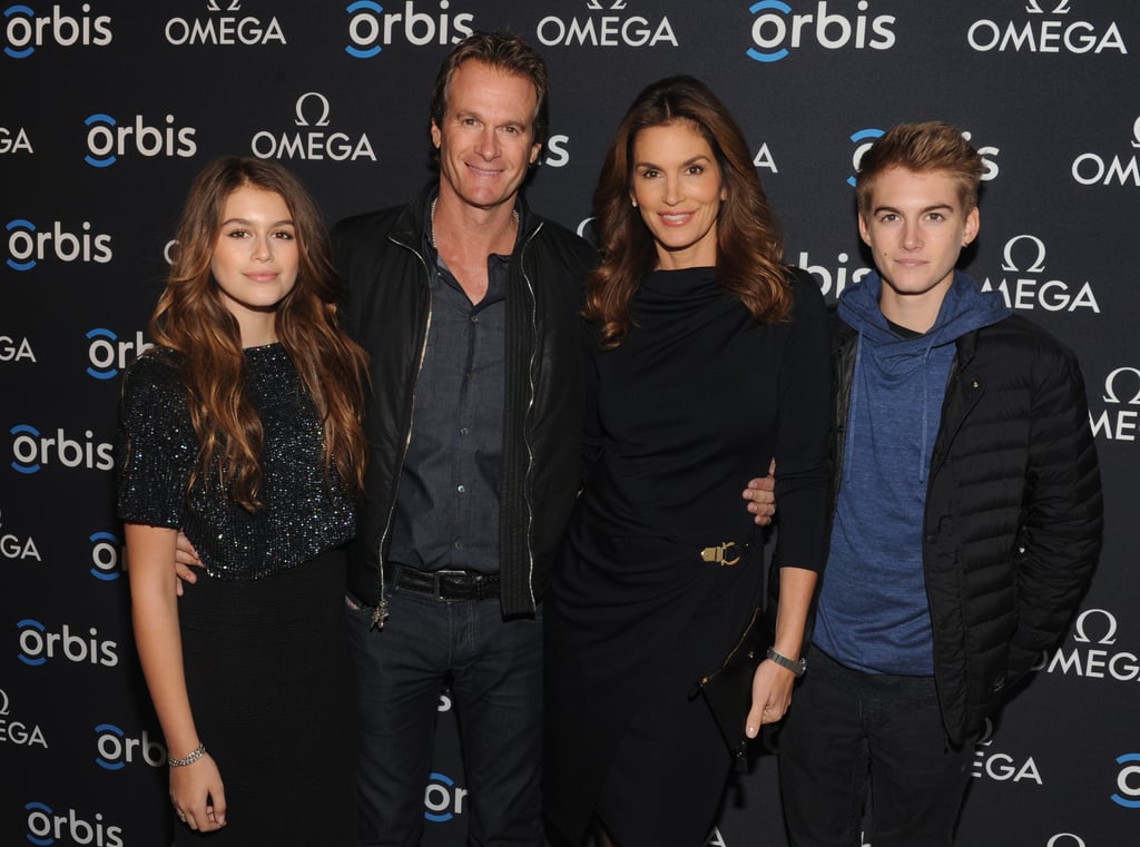 Cindy Crawford Family on the Red Carpet 2015