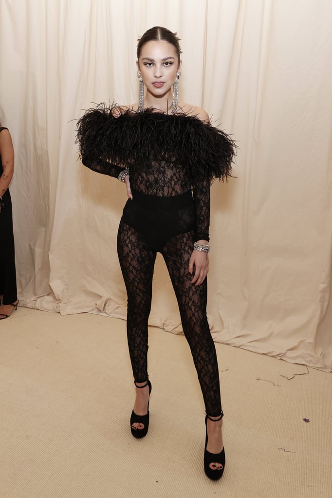 Olivia Rodrigo's Saint Laurent Catsuit at the Met Gala 2021