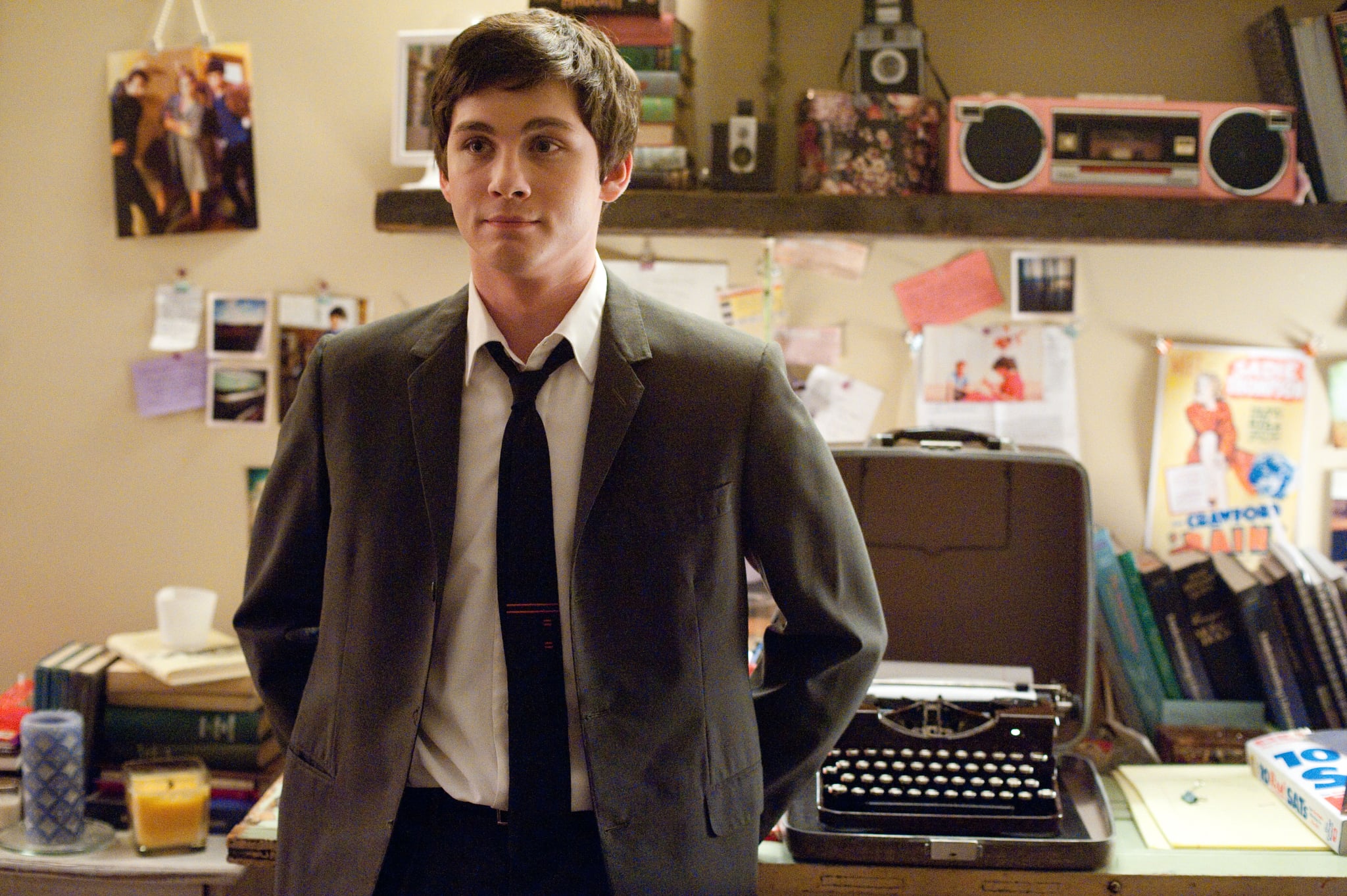 Logan Lerman Interview For Perks Of Being A Wallflower Popsugar Entertainment