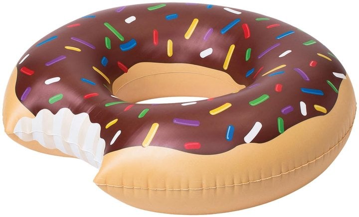 Big Mouth Chocolate Donut Pool Float