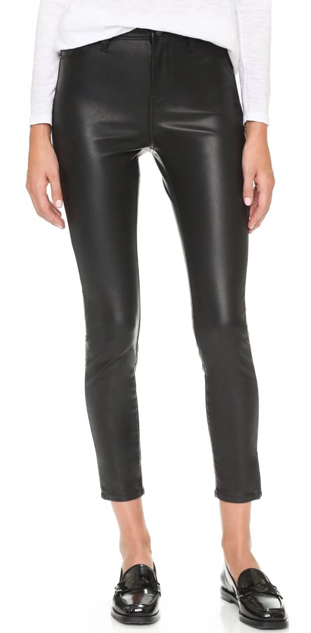 Blank The Principle Mid Rise Vegan Leather Skinny Pants ($98)