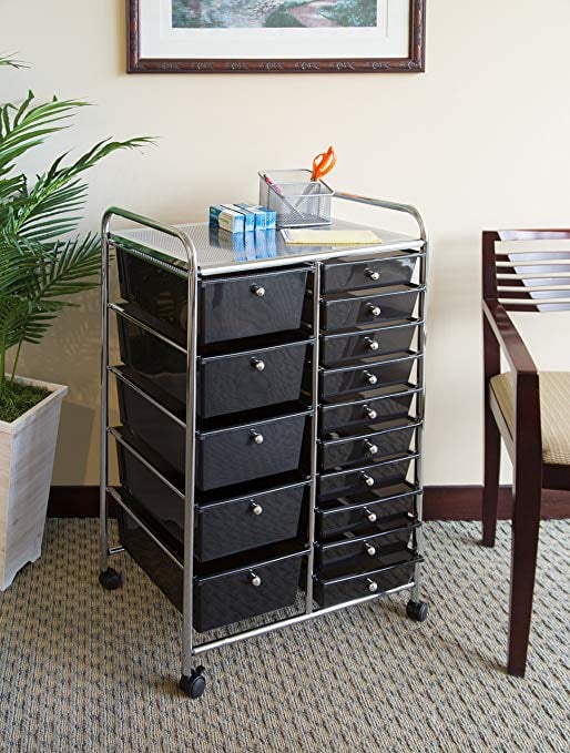 15Drawer Organizer Cart The Best Home Organizers on Amazon 2020