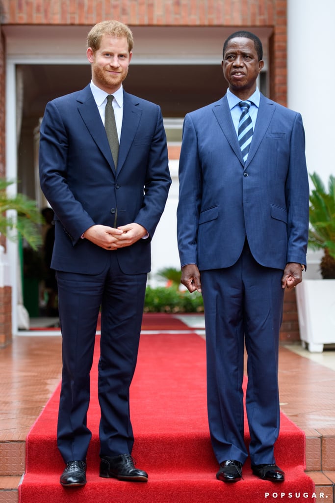 Prince Harry Visiting Zambia Pictures November 2018