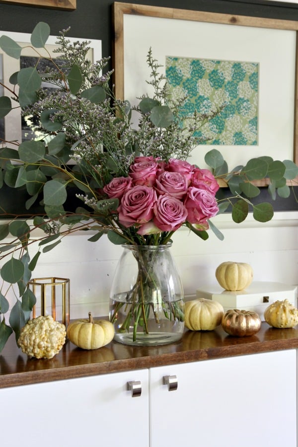 Fall Decorated Sideboard Fall Decorating Ideas POPSUGAR Home Photo 27