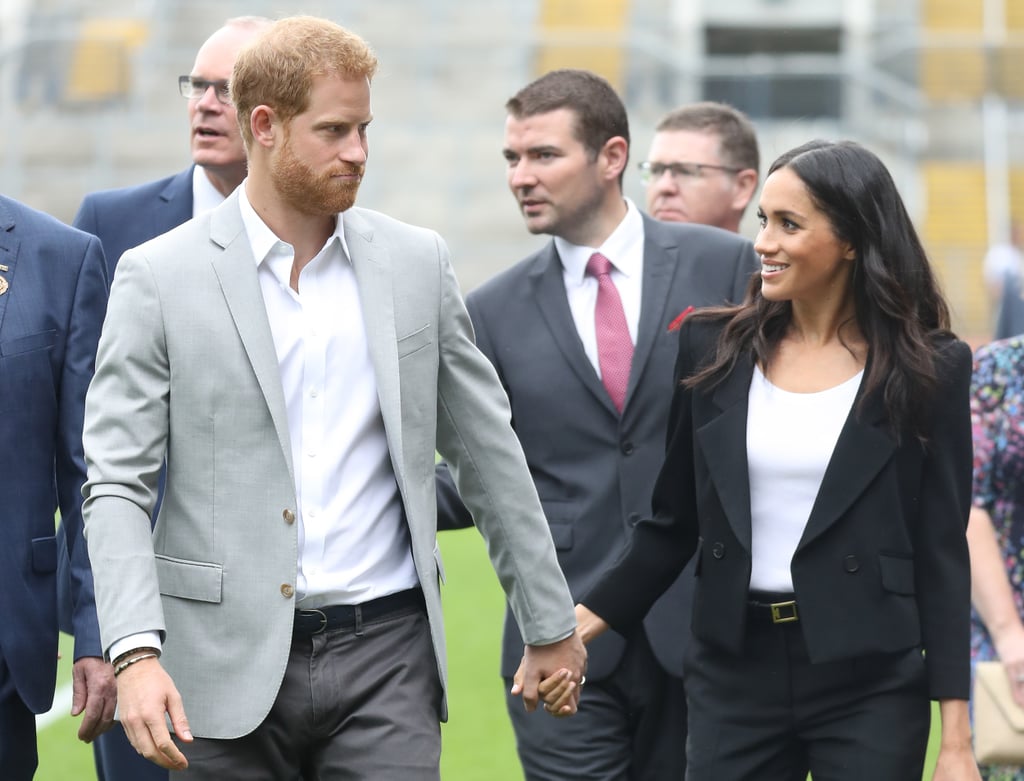 Meghan Markle's Black Pantsuit Ireland 2018