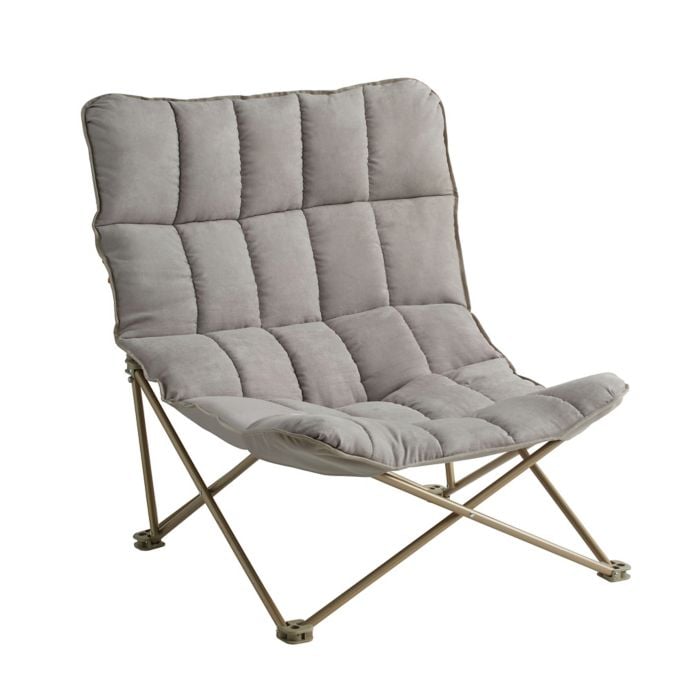 Quilted Oversized Folding Lounger