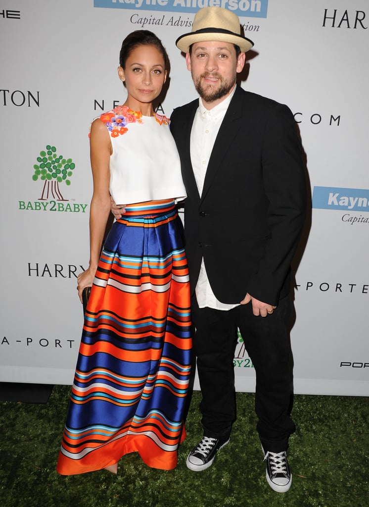 Nicole and Joel stayed close while posing for photos at the Baby2Baby Gala in LA in November 2013.