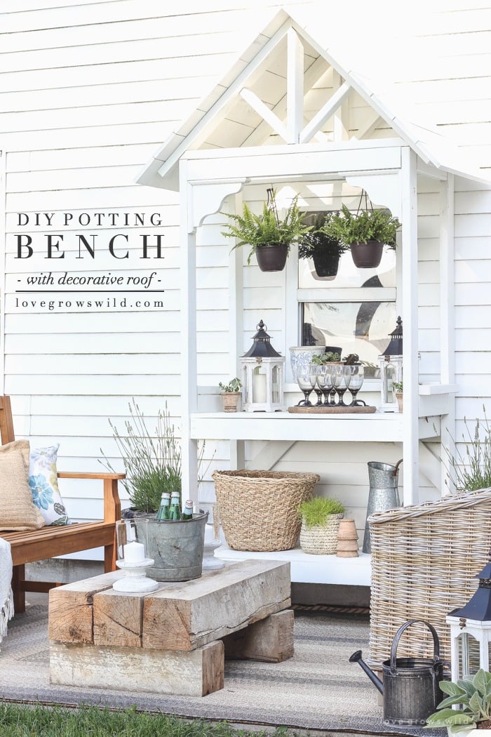 DIY Potting Bench