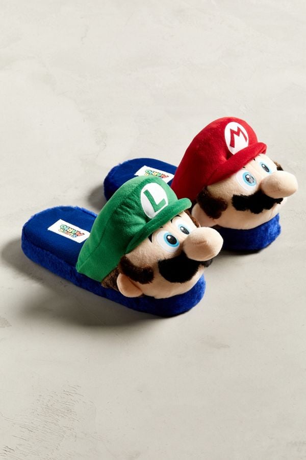Bioworld Mario & Luigi Plush Slipper