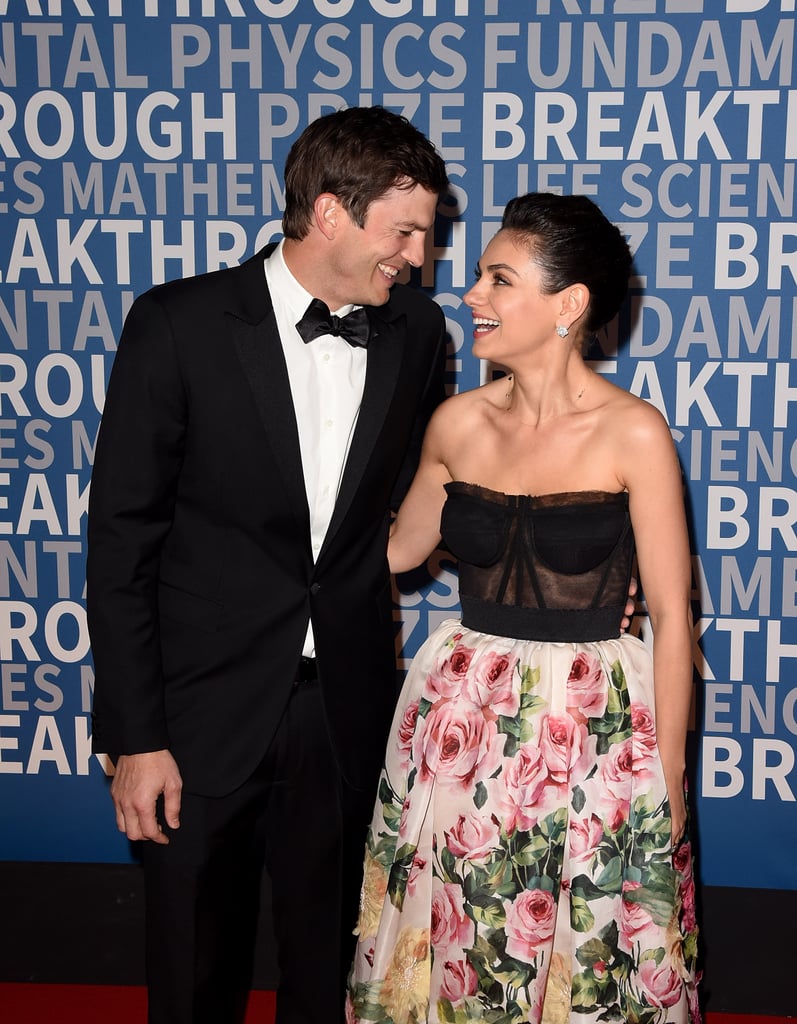 Ashton Kutcher and Mila Kunis at Breakthrough Prize Ceremony