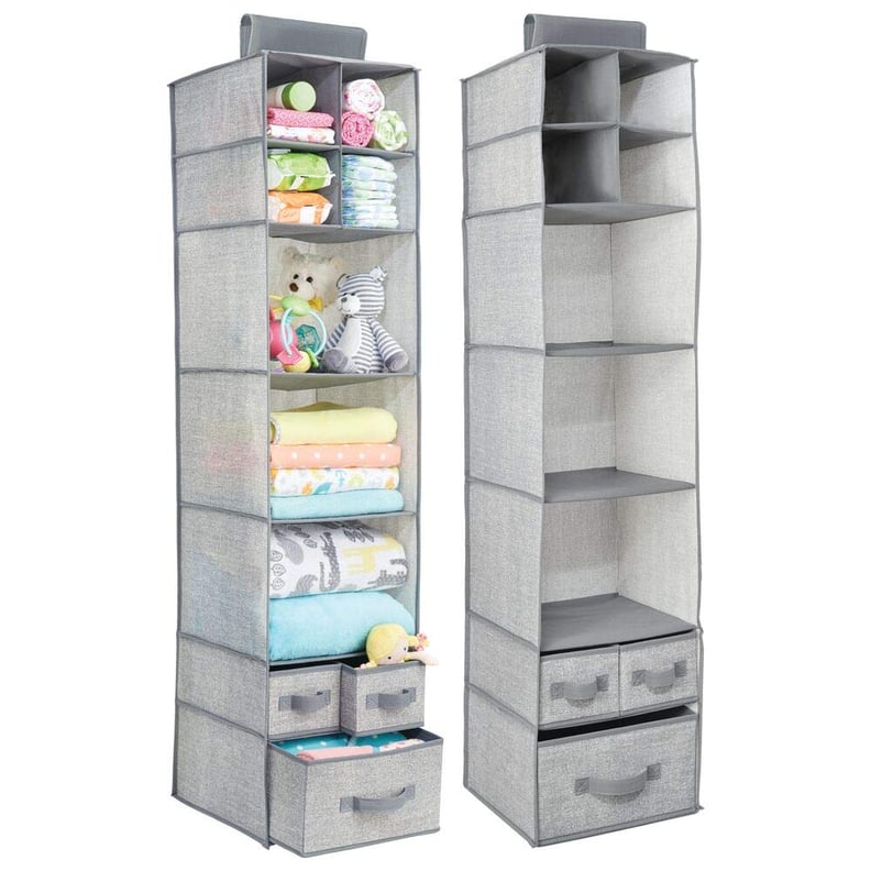 mDesign Soft Fabric Over Closet Rod Storage