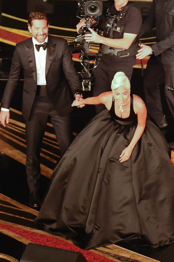 Lady Gaga and Bradley Cooper at the Oscars 2019 POPSUGAR Celebrity