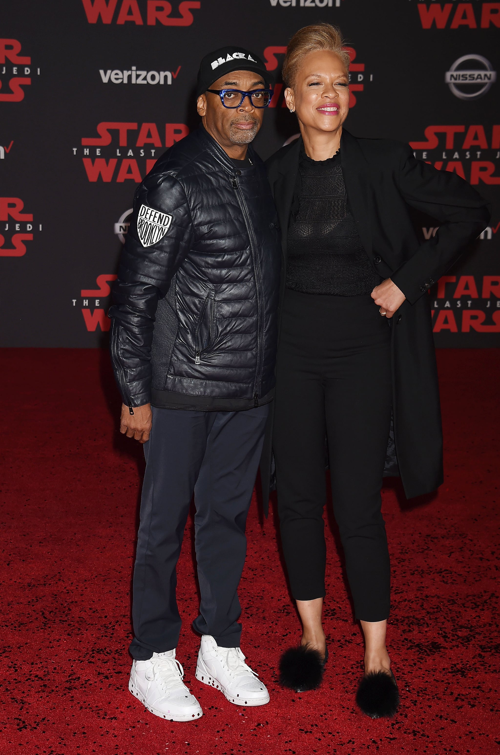 Pictured: Spike Lee and Tonya Lewis Lee | All the Stars Were Aligned at the  LA Premiere of Star Wars: The Last Jedi | POPSUGAR Celebrity Photo 25