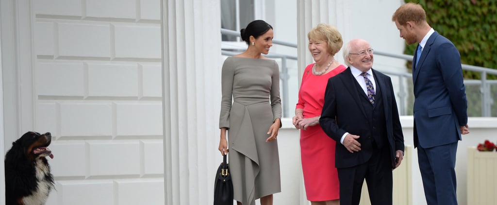 Meghan Markle's Gray Roland Mouret Dress