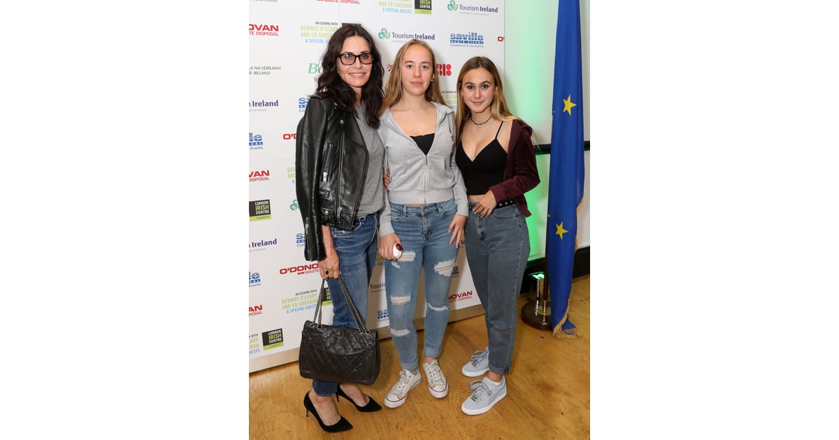 Courteney Cox and Daughter Coco at Ed Sheeran Concert 2018 | POPSUGAR Celebrity Photo 2