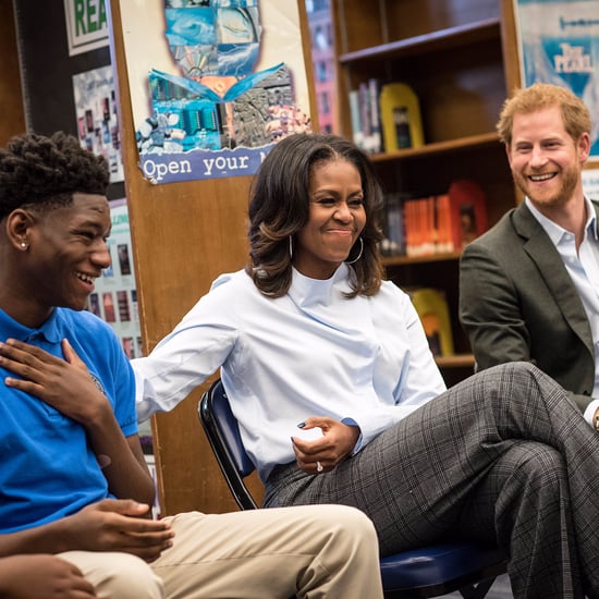 Prince Harry and Michelle Obama Visiting Chicago Oct. 2017