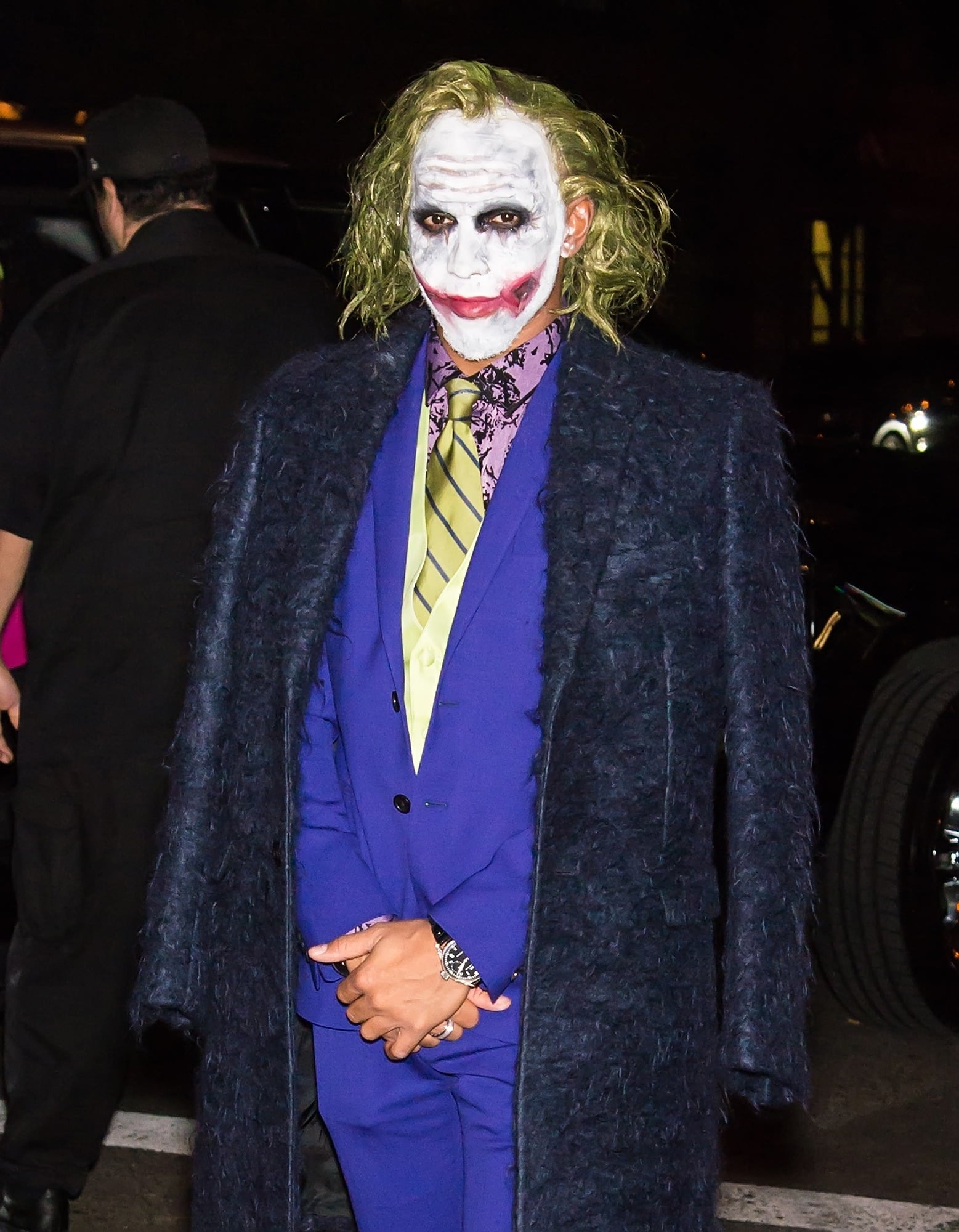 Lewis Hamilton As The Joker Heidi Klum S Annual Halloween Party Always Brings Out The Best Costumes Popsugar Celebrity Photo 6